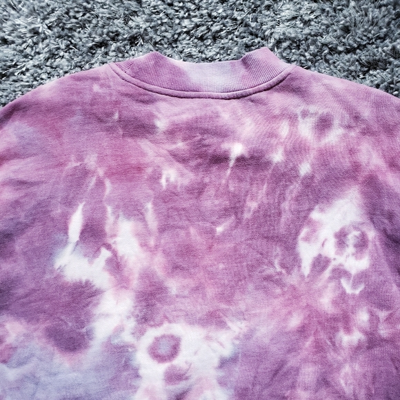 Calvin Klein Sunburst Tie Dye Cropped Sweatshirt - Picture 2 of 6